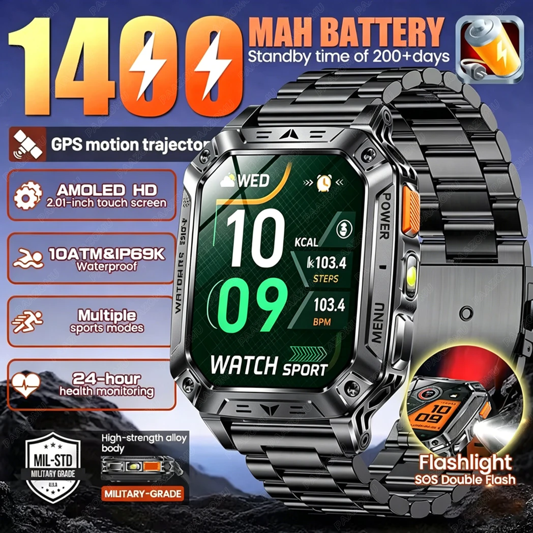 Новые мужские смарт-часы 2026  – обзор и цена Smartwatch Custom